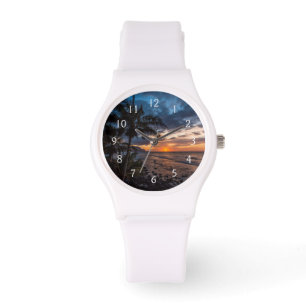 Een prachtige zonsondergang horloge