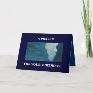 EEN PRAYER VOOR UW BIRTHDAAG KAART