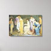 Een Prelude van Bach spelen Canvas Afdruk (Voorkant)