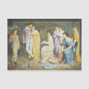 Een prelude van Johann Sebastian Bach spelen Tissuepapier