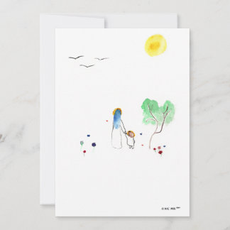 Een pretante walk Flat Kaart