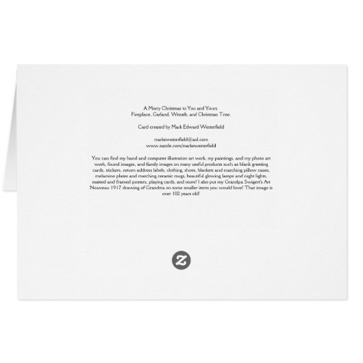 Een prettig kerstfeest voor u en voor u (Achterkant Horizontaal)