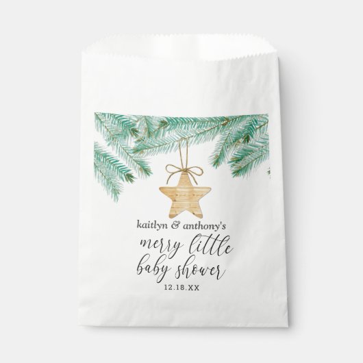 Een prettig klein Baby shower Bedankzakje (Voorkant)