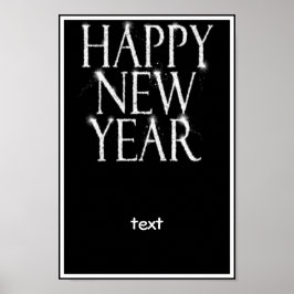 Een prettig nieuwjaar poster