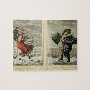 Een prettige kerst en een gelukkig nieuwjaar in Lo Legpuzzel