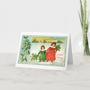 Een prettige kerst feestdagen kaart