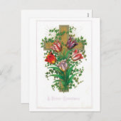 Een prettige kerst feestdagenkaart (Voorkant / Achterkant)