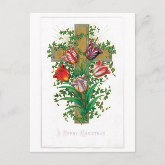 Een prettige kerst feestdagenkaart (Voorkant)