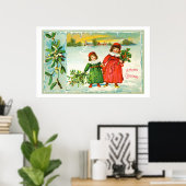 Een prettige kerst poster (Thuiskantoor)