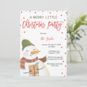 Een prettige kerstfeestdag kaart (Staand voorkant)