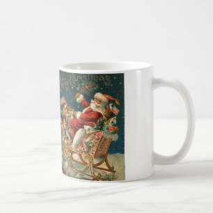 Een prettige kerstman  kerstman koffiemok