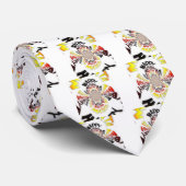 Een prettige verjaardag met een fijne dag stropdas (Opgerold)