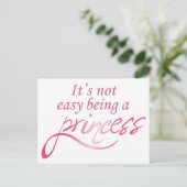 Een prinses zijn briefkaart (Staand voorkant)