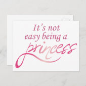 Een prinses zijn briefkaart (Voorkant / Achterkant)