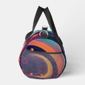 Een Print Cut Sew Bag met een levendig kosmisch on Plunjezak (Rechts)