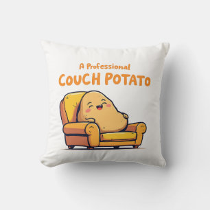 Een professionele Couch Potato Leuke Moppertjesthe Kussen