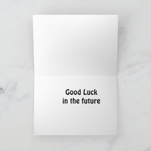 Een promotie vieren kaart (Binnen)