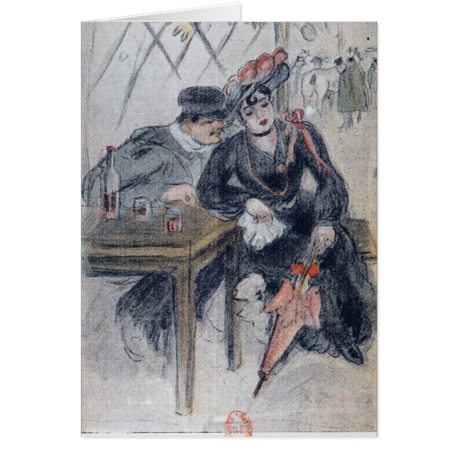 Een prostituee en haar cliënt (Voorkant)