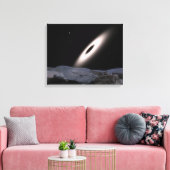 Een protoplanetaire schijf canvas afdruk (Insitu (Woonkamer))