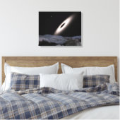 Een protoplanetaire schijf canvas afdruk (Insitu (Slaapkamer))
