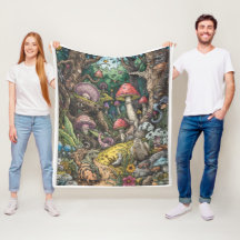 Een psychedelische bosvachtdeken