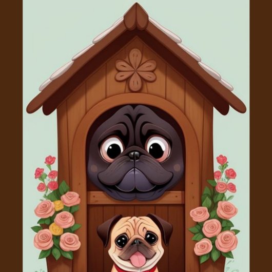 Een Pug Dog House puzzel