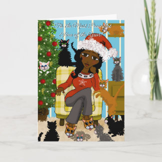 Een puur feestelijke kerst! feestdagen kaart