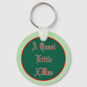 Een quasi kleine kerst sleutelhanger
