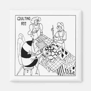 Een quiltbij magneet