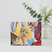 Een Ragdoll kitten Briefkaart (Staand voorkant)