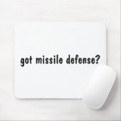 een raketverdediging ? muismat (Met muis)