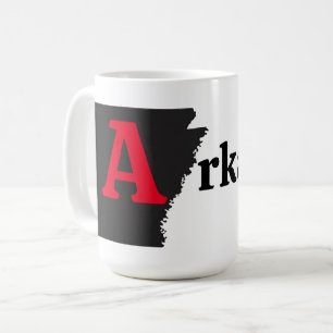 Een ransip rode tekst koffiemok