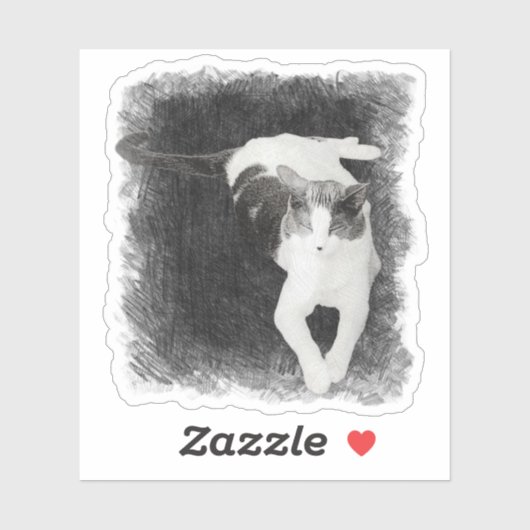 Een rare hoek sticker (Vel)