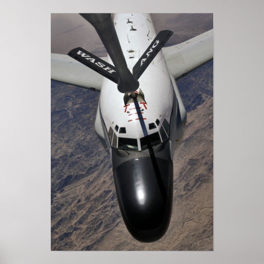 Een RC-135 Rivet Joint Reconnaissance vliegtuig Poster (Voorkant)