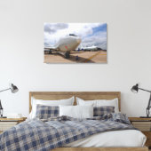 Een RC-135V/W rivet Joint vliegtuig Canvas Afdruk (Insitu (Slaapkamer))