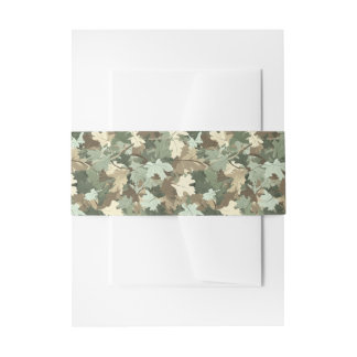 Een Realistisch Camo Design Serie #3 Uitnodigingen Wikkel