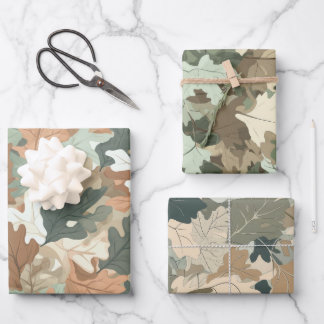 Een realistisch camouflage ontwerp serie #2 inpakpapier vel