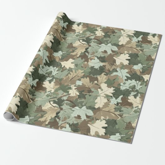 Een realistische Camo Design Series #3 Cadeaupapier (Uitgerold)
