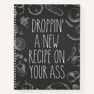 Een recept op je a** droppen notitieboek