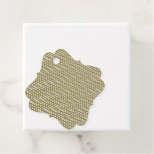 Een rechthoekig tapijt met ingewikkeld geometrisch bedankjes labels