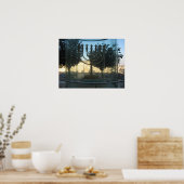 Een reconstructie van de menorah van de tempel poster (Keuken)