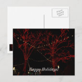 Een Red Pair Prettige feestdagen Briefkaart (Voorkant / Achterkant)
