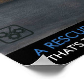 Een redder voor elk dier poster (Hoek)