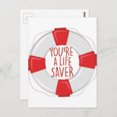 Een reddingsspaarder briefkaart (Voorkant / Achterkant)