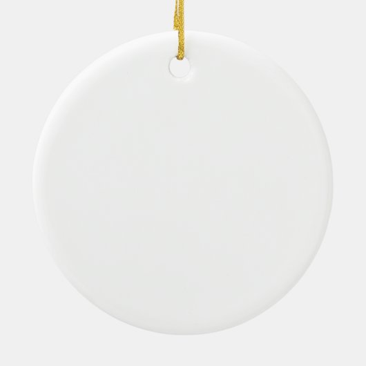 Een reddingsspaarder keramisch ornament (Achterkant)