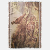 Een reeks kwartels met mand deken (Voorkant Verticaal)