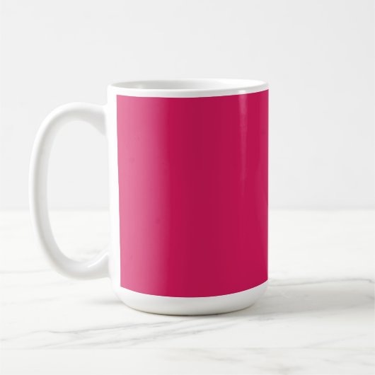 Een reeks rode en roze bloemen met weelderige groe koffiemok (Links)