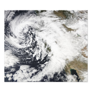 Een reeks sterke stormen met felle winden 2 foto afdruk