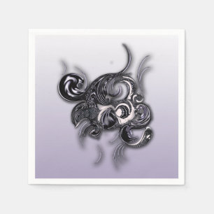 "Een reflecterende elegantie"-servetpapier Servet