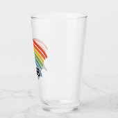 Een regenboog van liefde glas (Links)